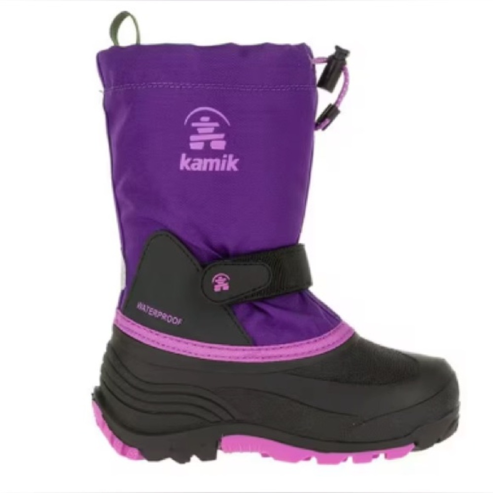 Kamik Kids' Purple and Black Snow Boots